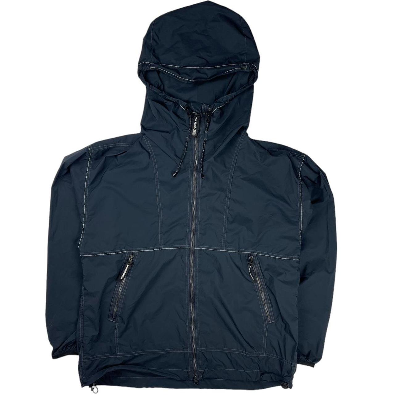 and wander Weave Windy Pullover Jacket (Navy)