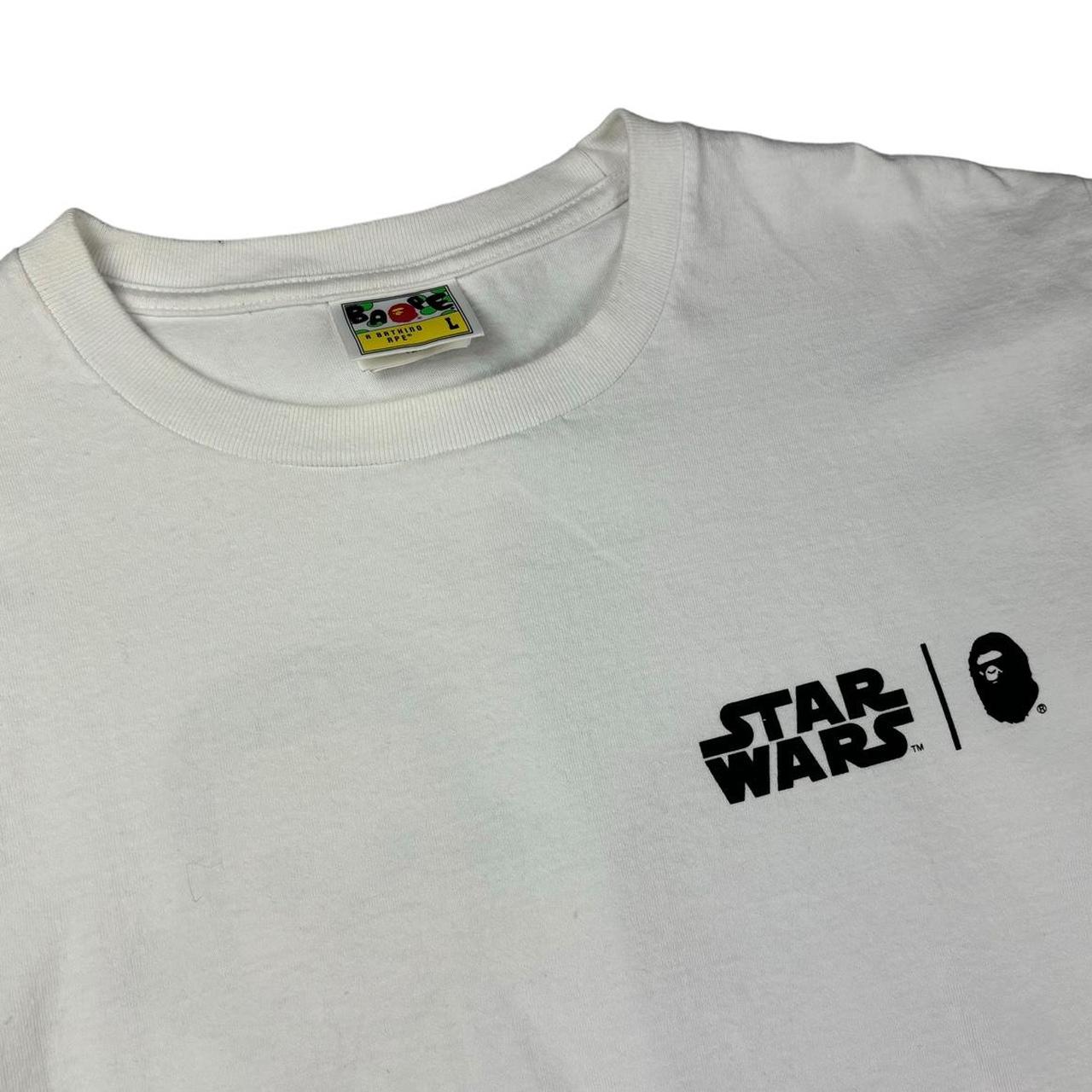 Bape x Star Wars Rey T shirt Size: Large | Depop
