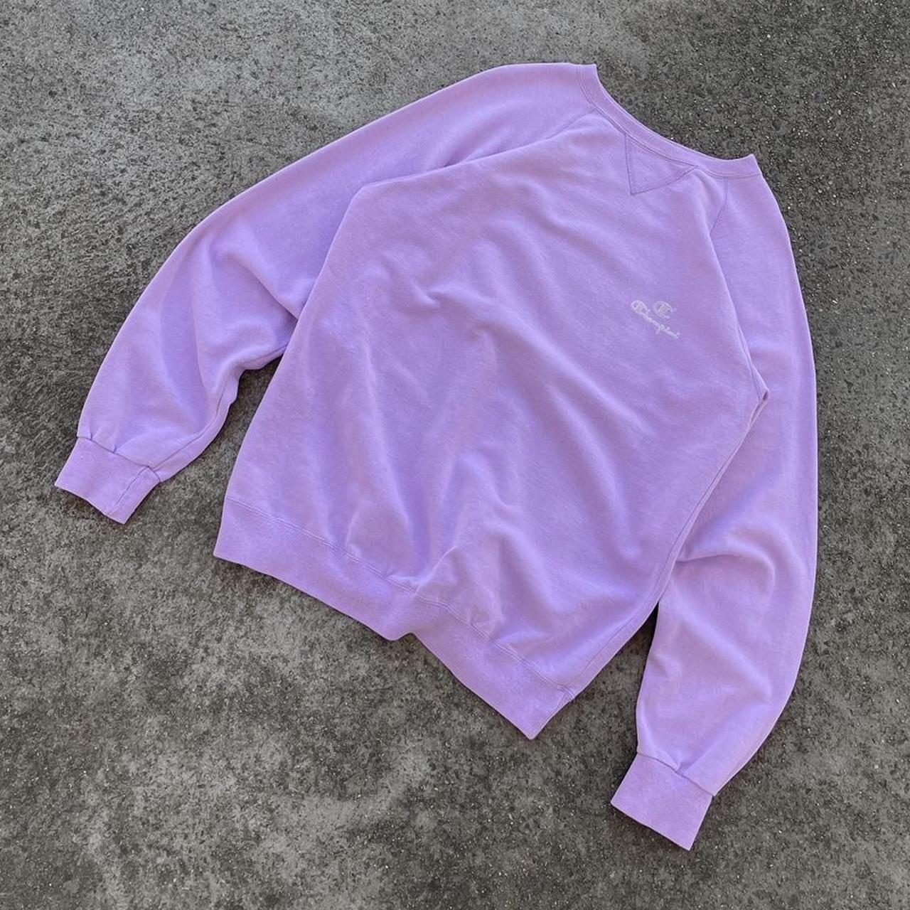 Champion sweater 2025 lilac vintage