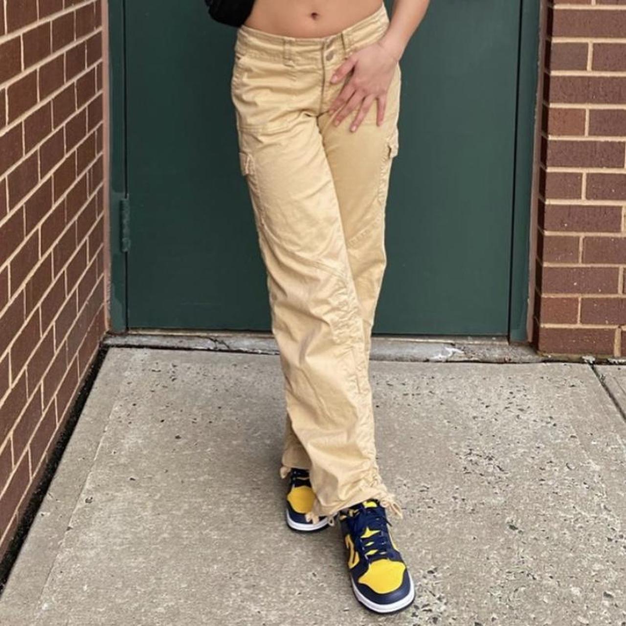 iamgia ryder cargo pants khaki color size xxs brand... Depop