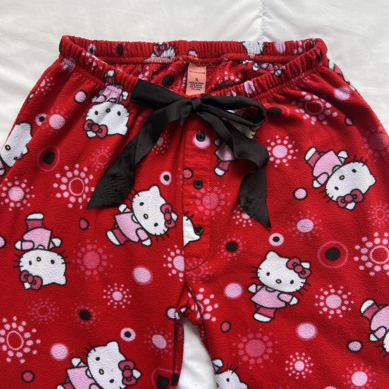Sanrio Women's Red and Pink Joggers-tracksuits | Depop