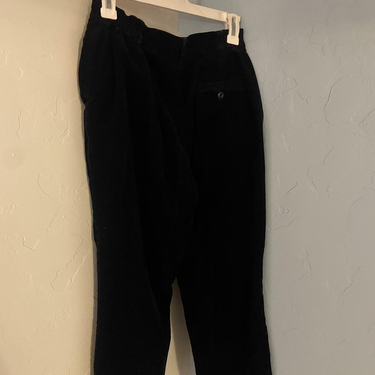 Vintage corduroy navy blue capri pants bought from a... - Depop