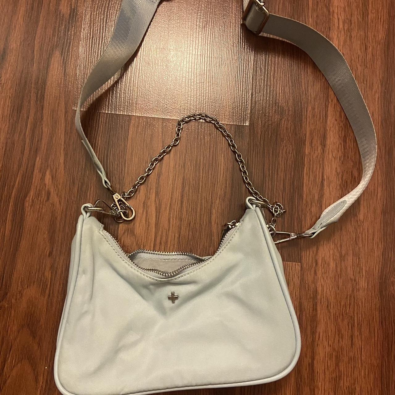 Baby blue nylon Peta Jain from