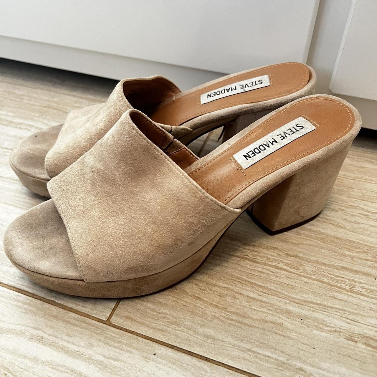 Steve madden sale suede mules