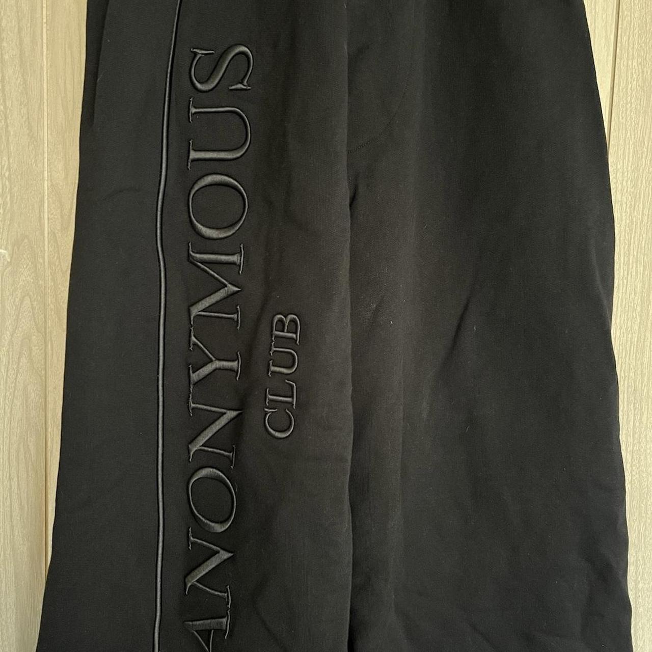 Anonymous Club Heritage Embroidered Logo Black | Depop