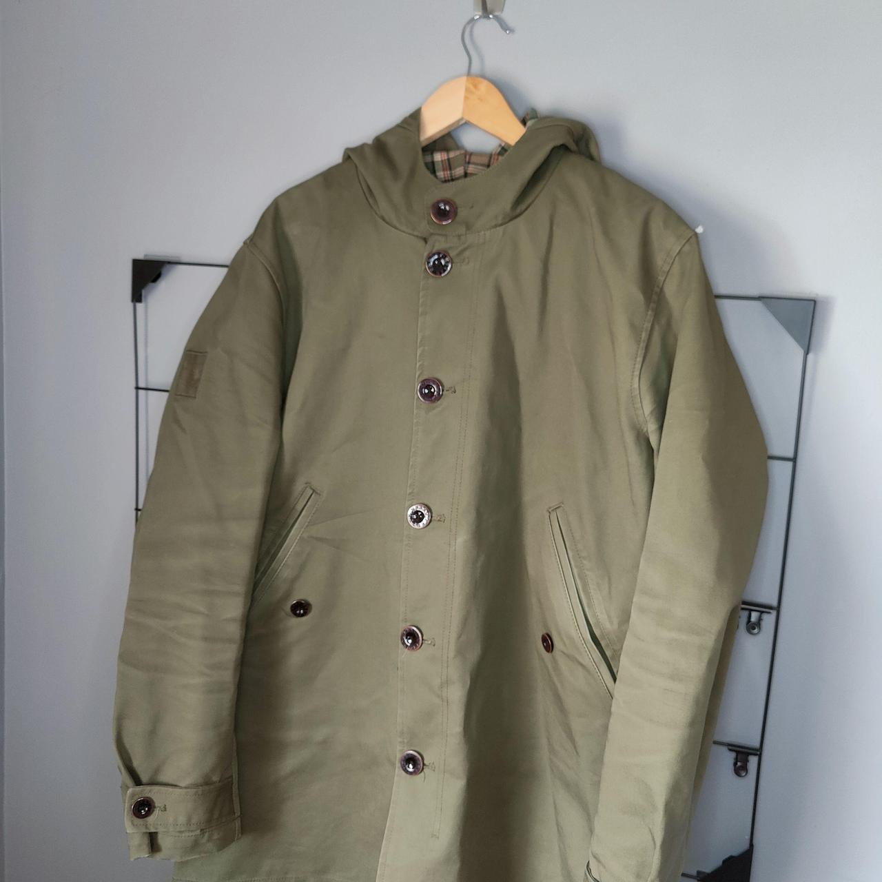 Pretty Green Parka Green Coat Green Size XL Pretty... - Depop