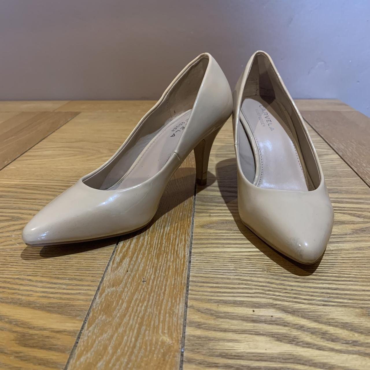 carvela nude heels