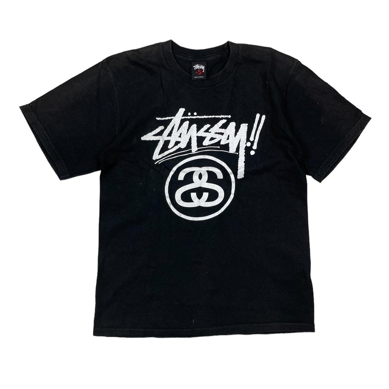 00s stussy black T shirts Stussy Old Skool 22 T-shirt - black (black)