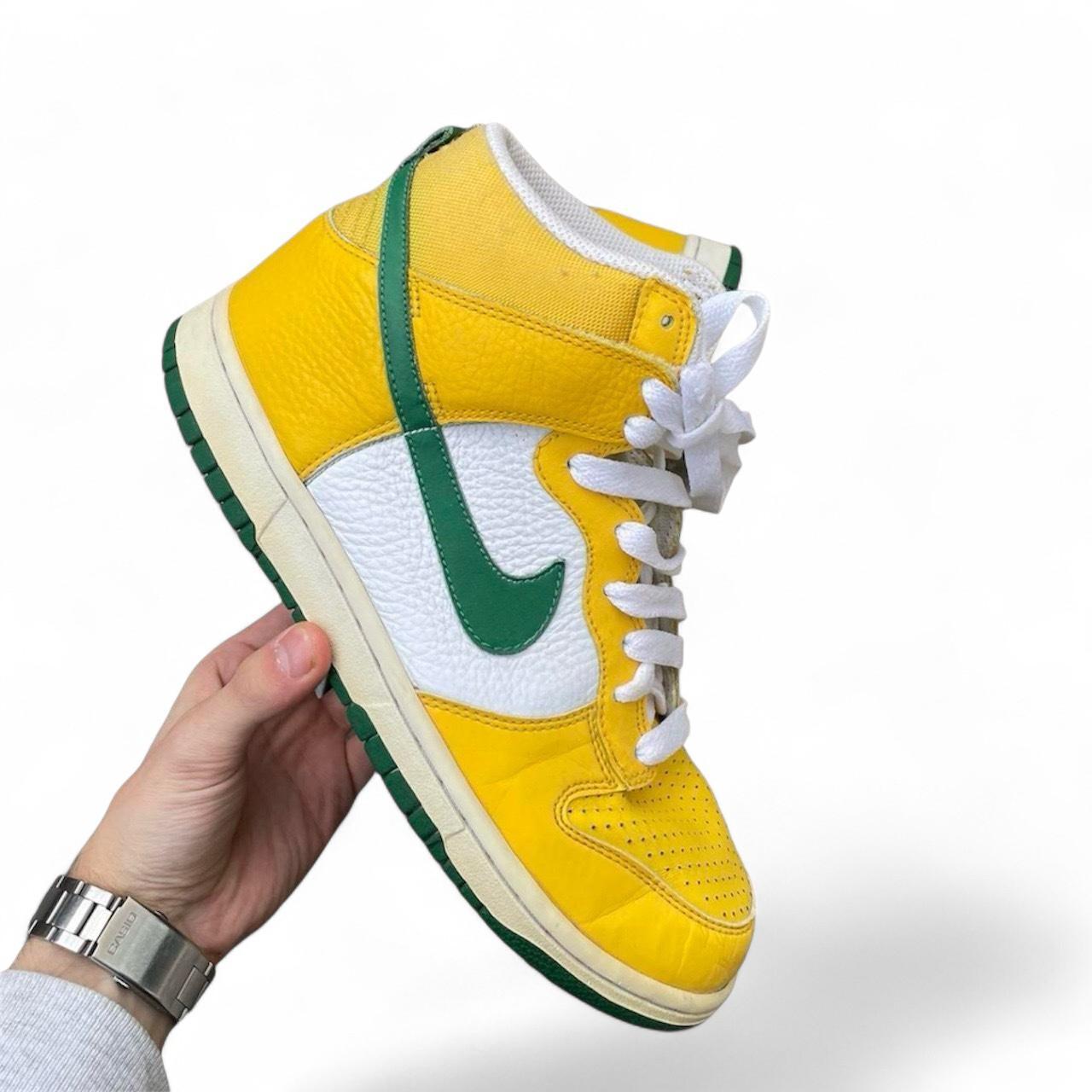 Nike Dunk High Brazil Yellow White Green Size 14 deals Sneakers 317982-731