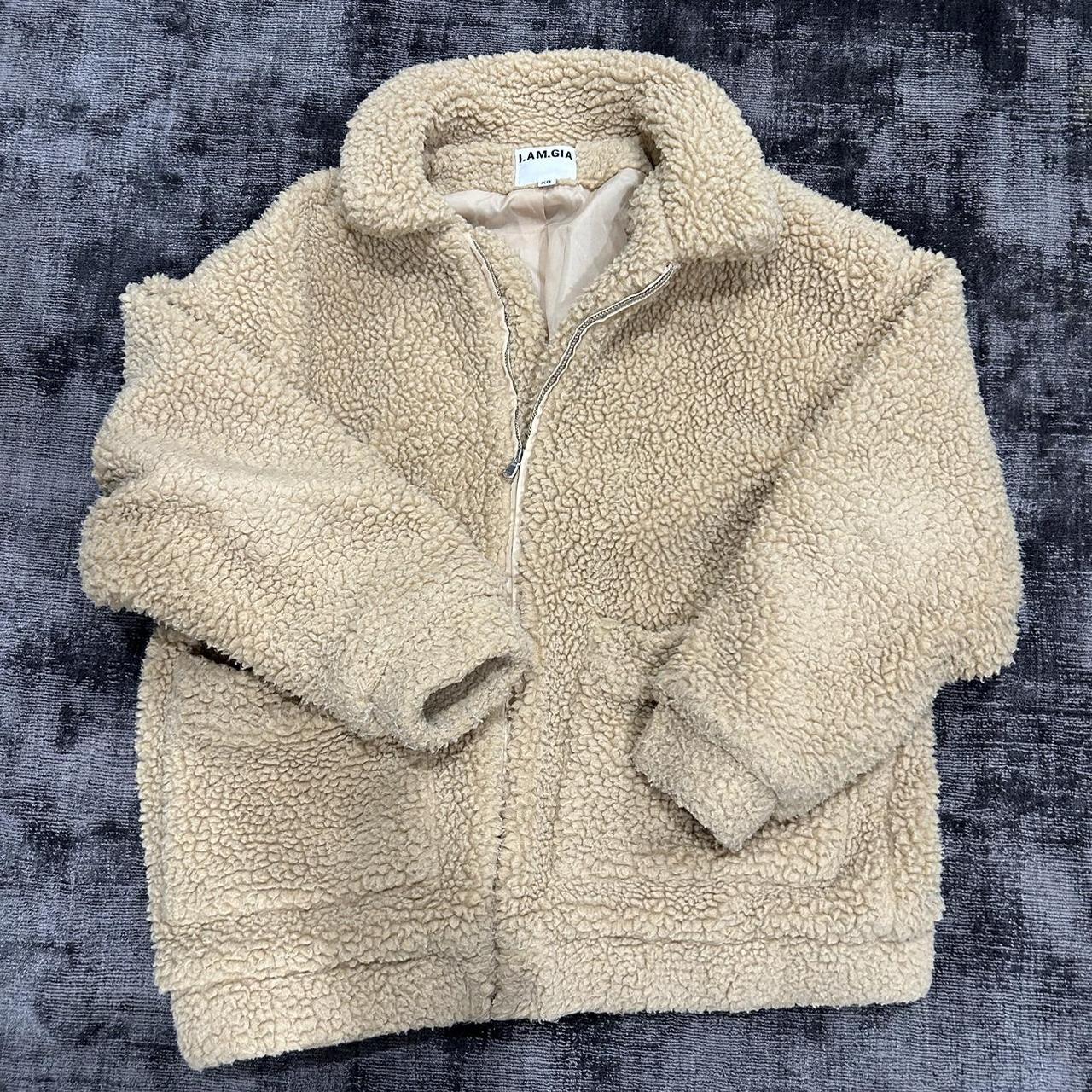 Teddy Sherpa Jacket - Tan