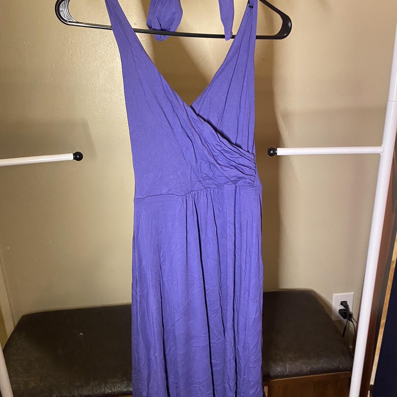 Boden Women's Purple Dress | Depop