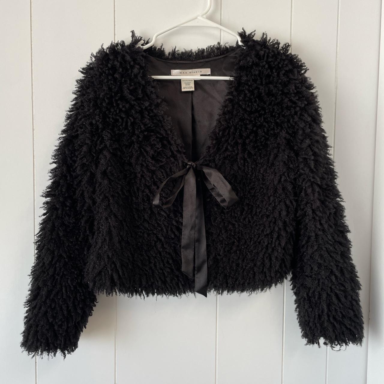 Max Studio Women's Black Cardigan Depop