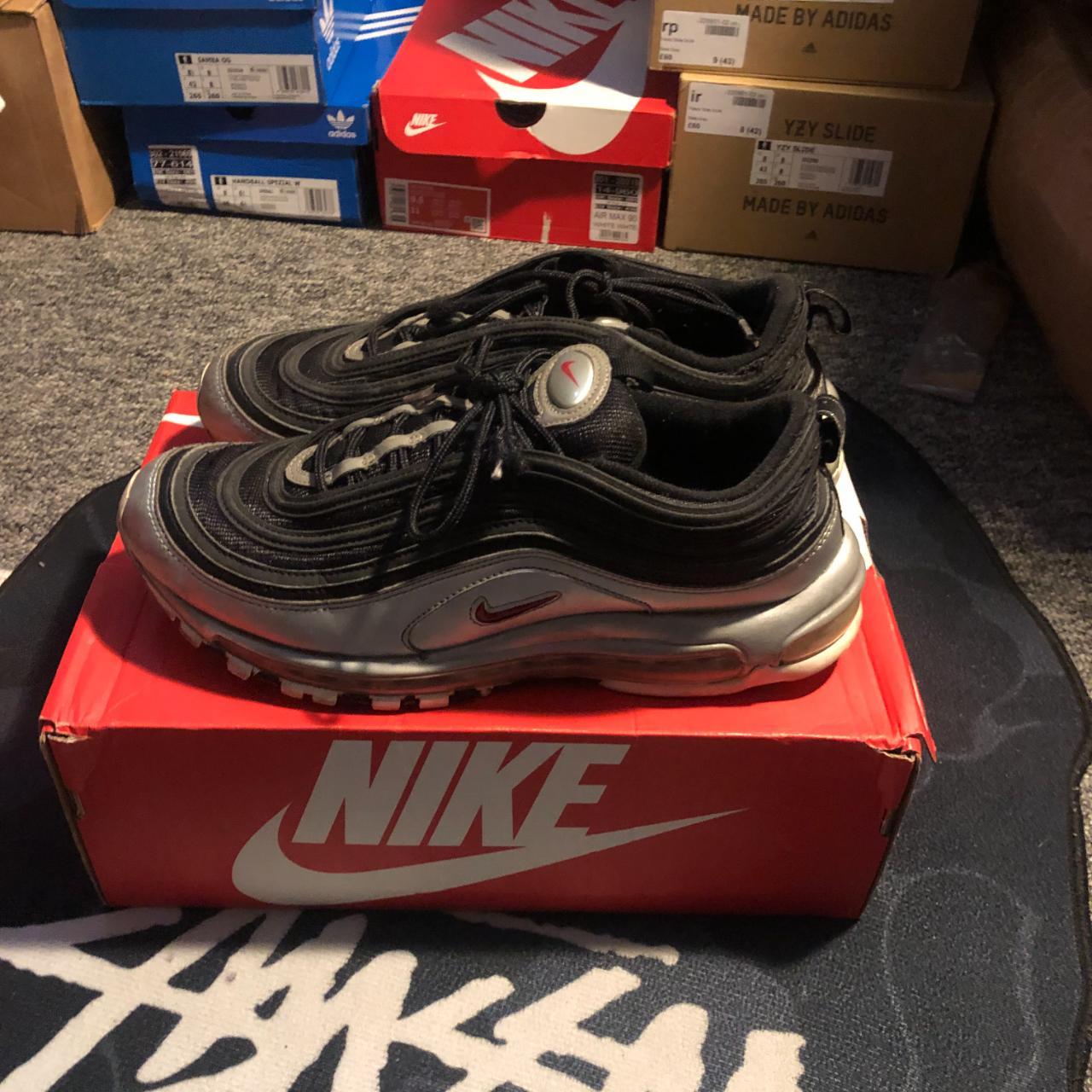 mens nike air max 97 silver