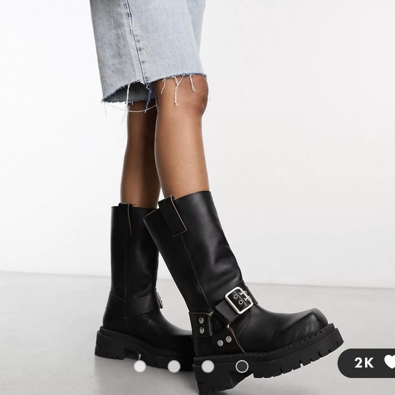 Asos on sale biker boots