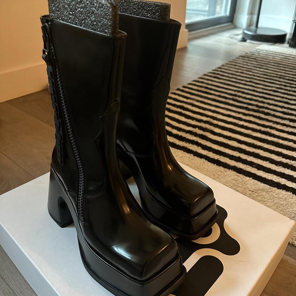 Brand NEW EYTYS Black Vertigo Boots (square toe),... - Depop