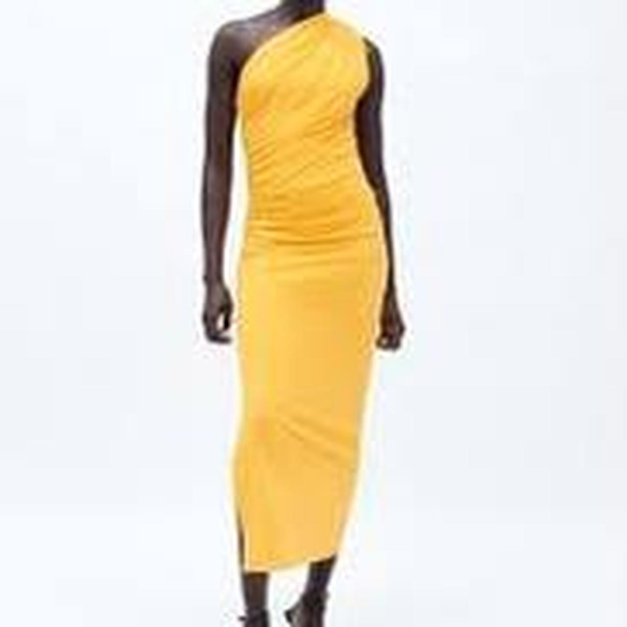 Zara One shoulder dress Brand new with tags Depop