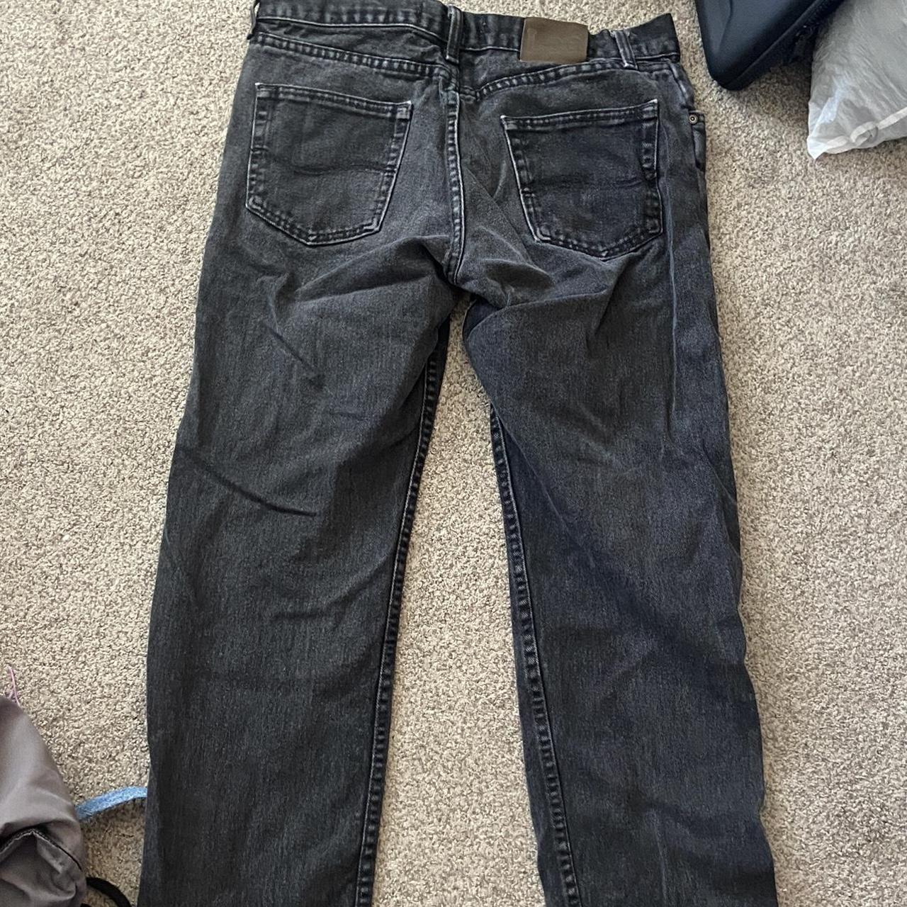 Vintage Black Lee Regular Fit Jeans Size:... - Depop