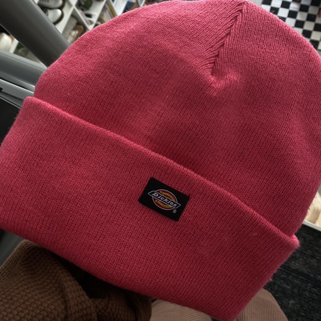 pink dickies beanie