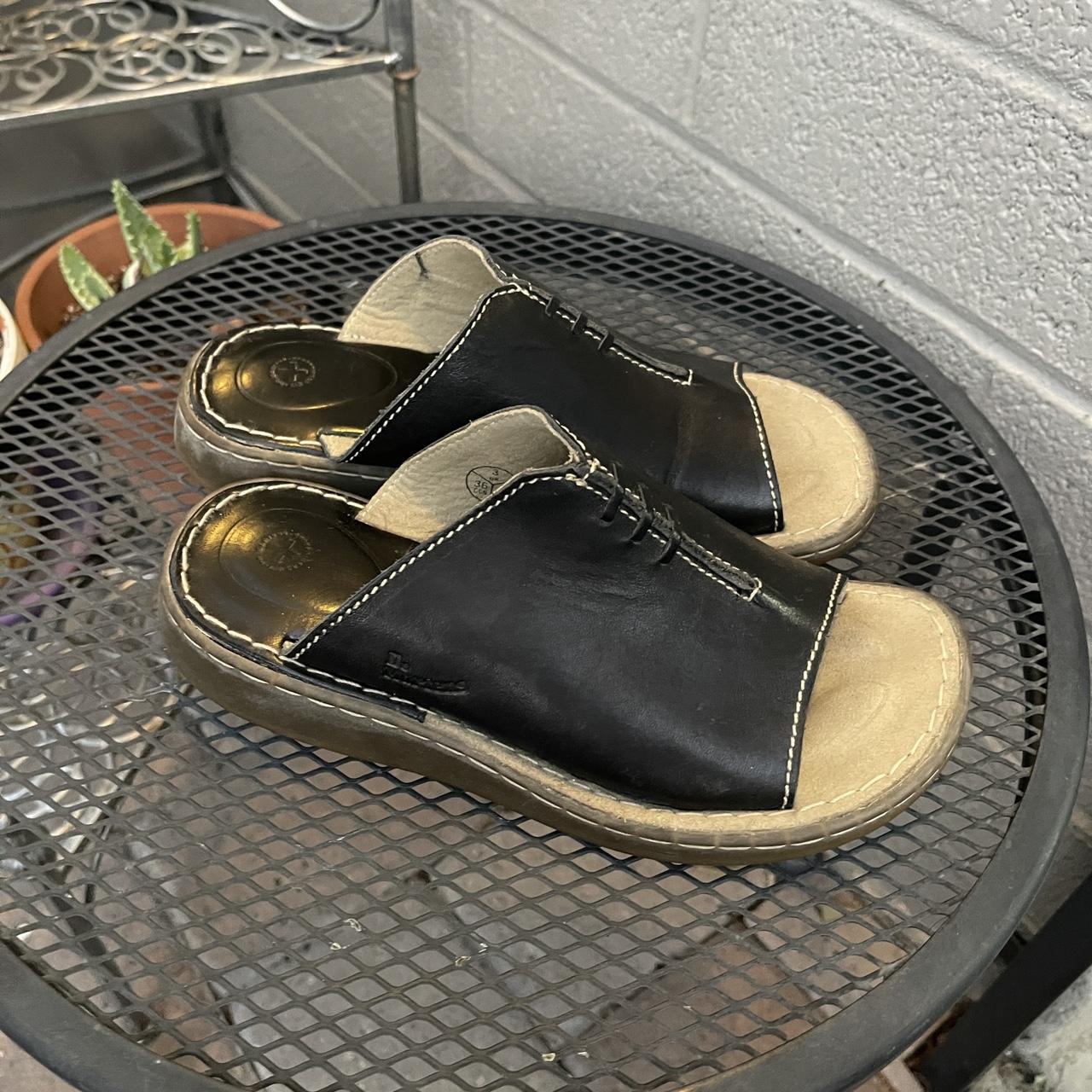 Vtg 90s dr marten sandals! Size 4 but Depop
