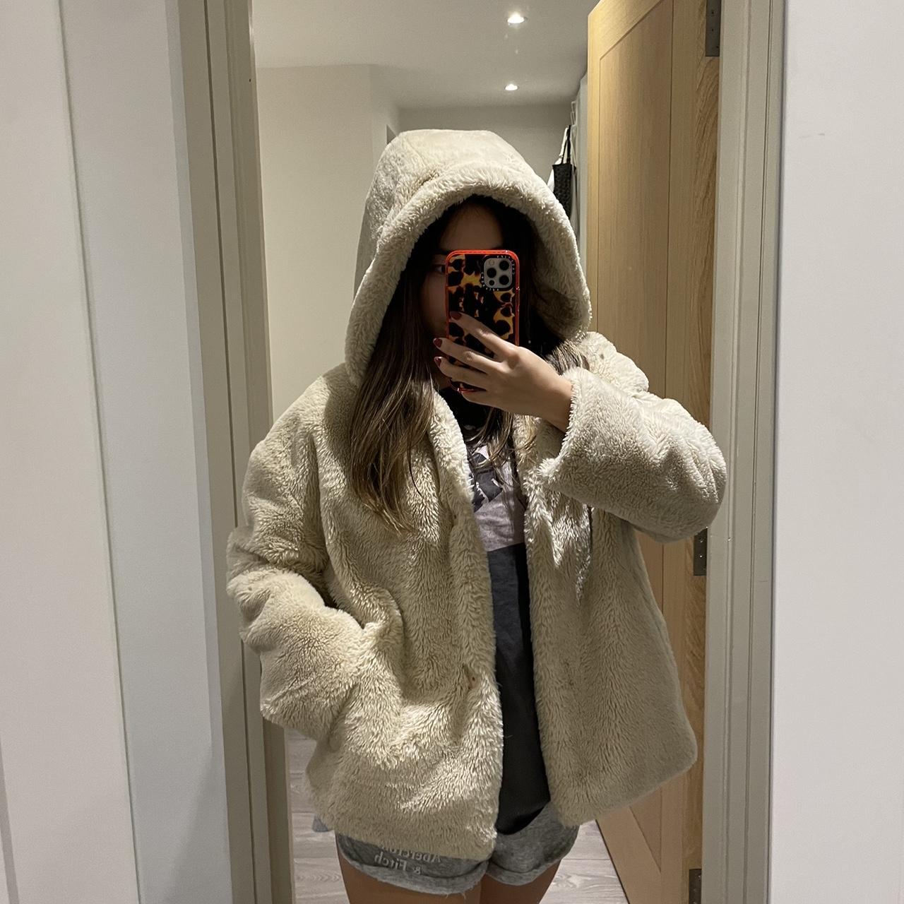 Zara Teddy Coat Cappuccio Zara Teddy Cappotto Zara Cappotto Teddy