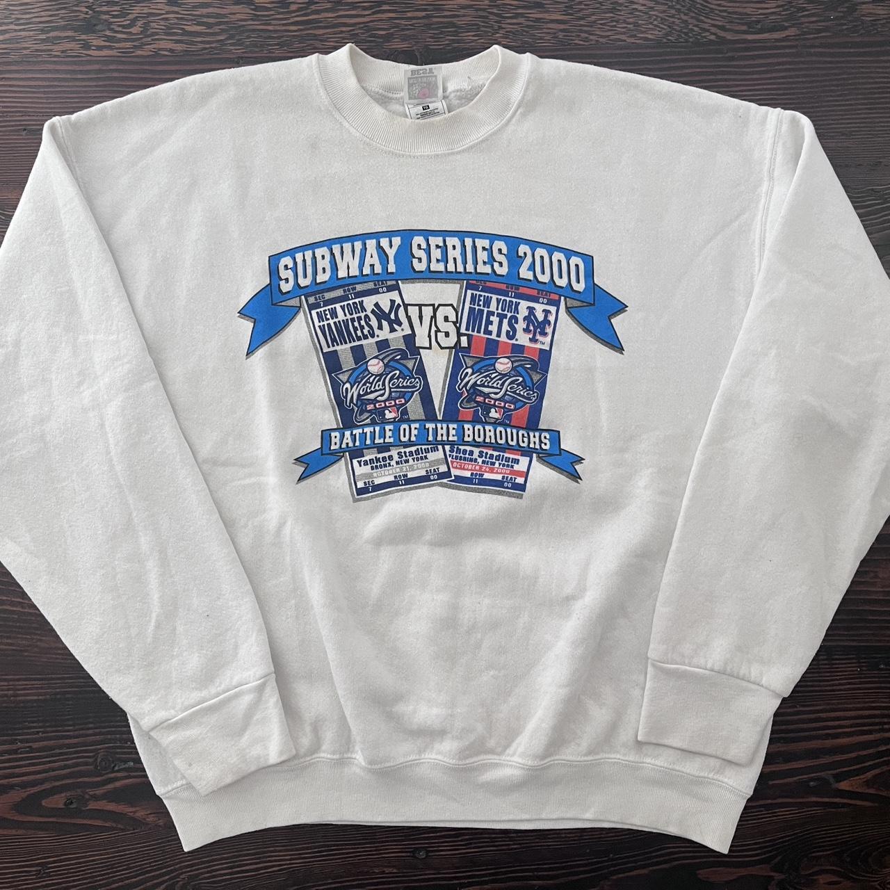 World Series 2000 T Shirt Battle of New York Yankees Mets 