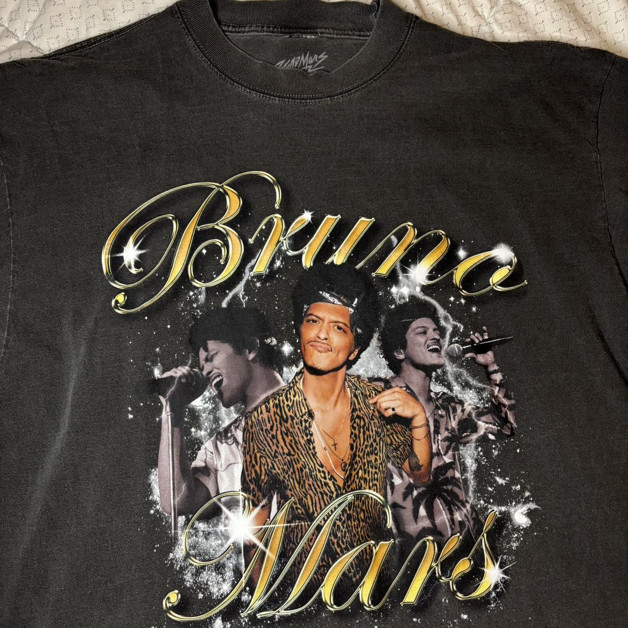 Bruno mars official merch selling because it's way | Depop