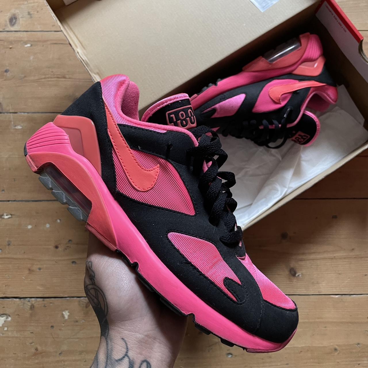 CDG X Nike Air Max 180 7.5 10 small chips on the. Depop