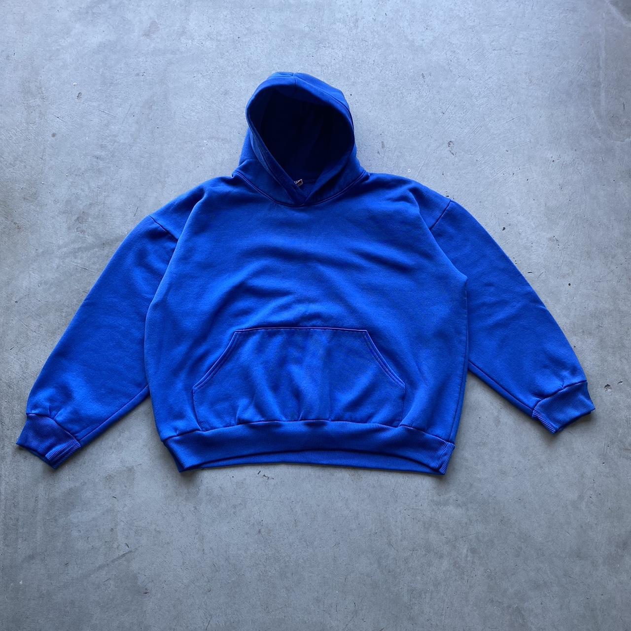 Vintage heavyweight blue hoodie Thick heavyweight... - Depop