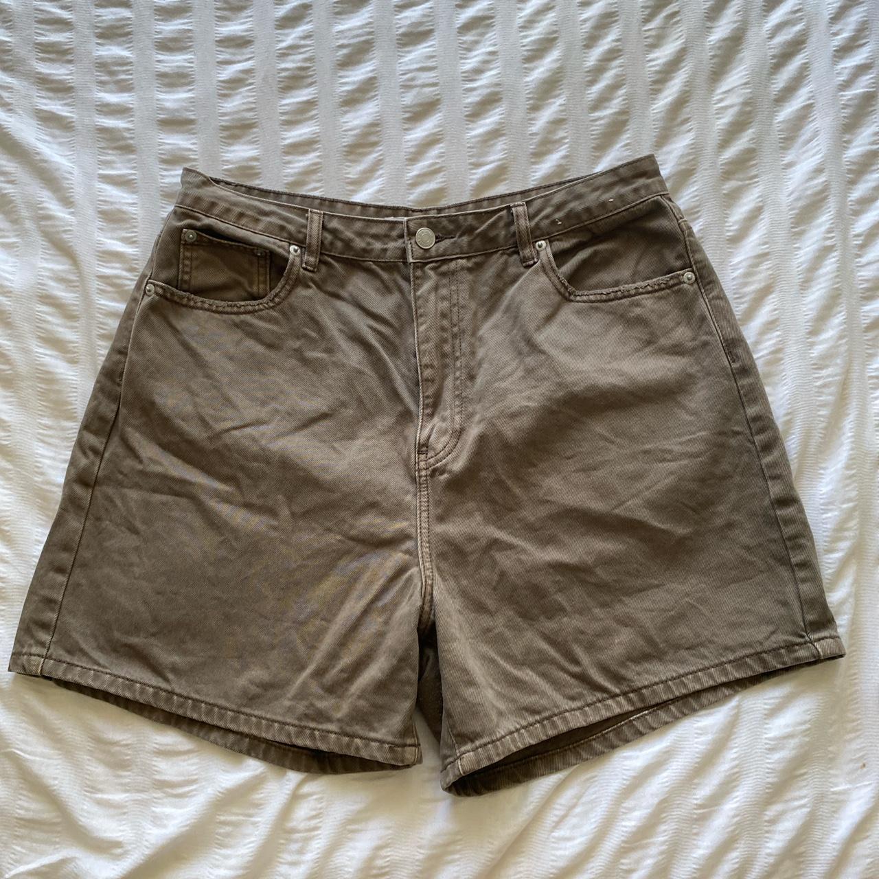 Brown Glassons Jorts - perfect oversized fit Denim... - Depop