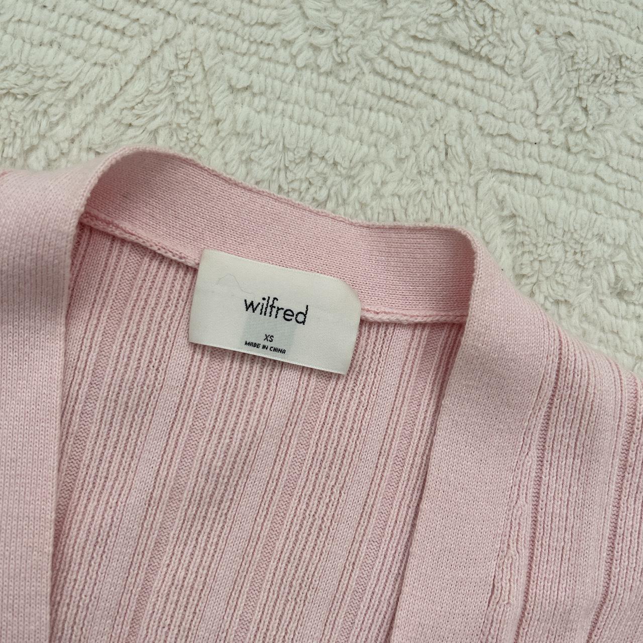 Wilfred by Aritzia pink cardigan Worn a couple of... Depop