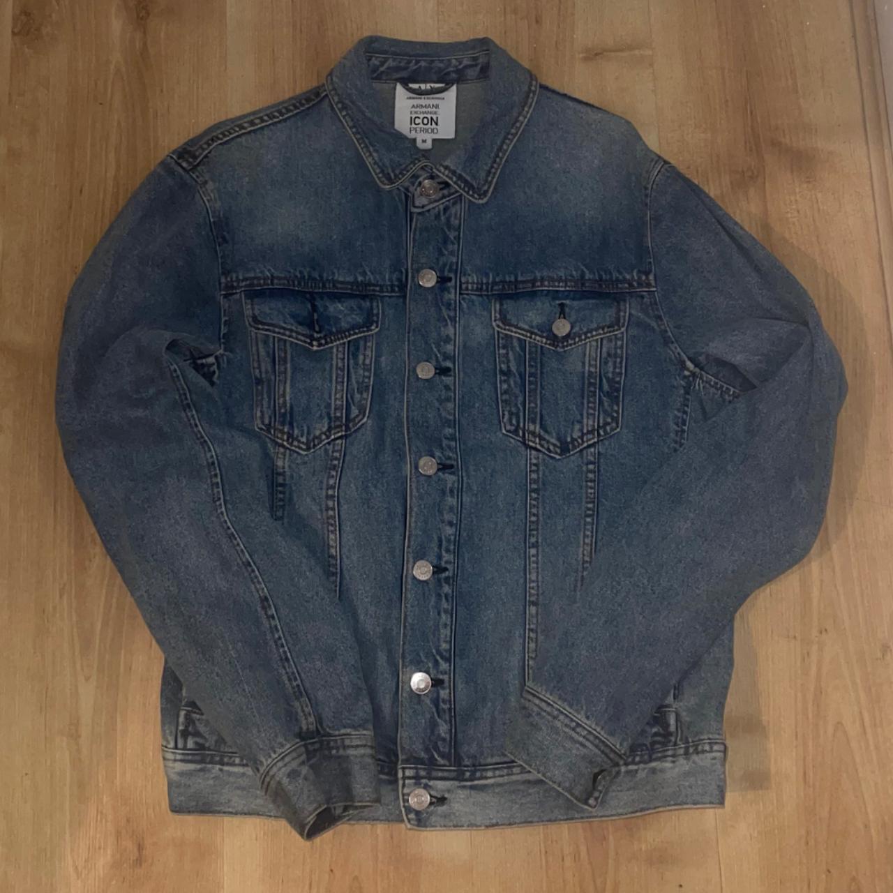 Armani Exchange Icon Period Denim Jacket Mens Medium in good outlet condition.