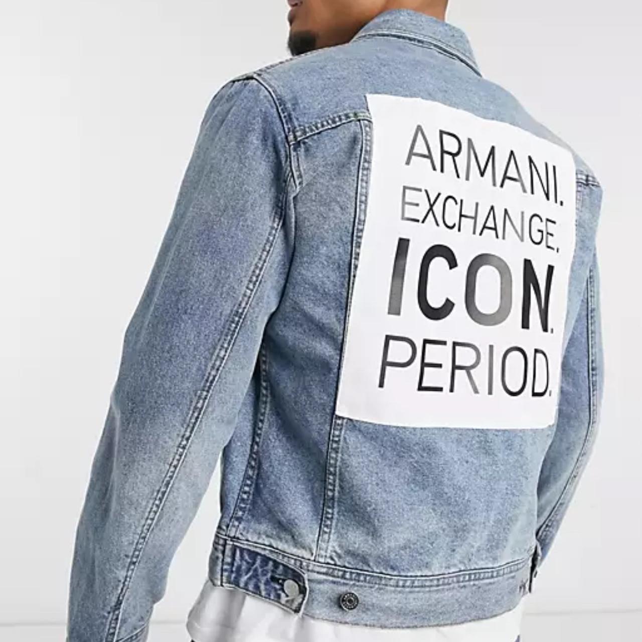 Buy Armani Exchange Icon Period Denim Jacket Mens Medium in good condition.