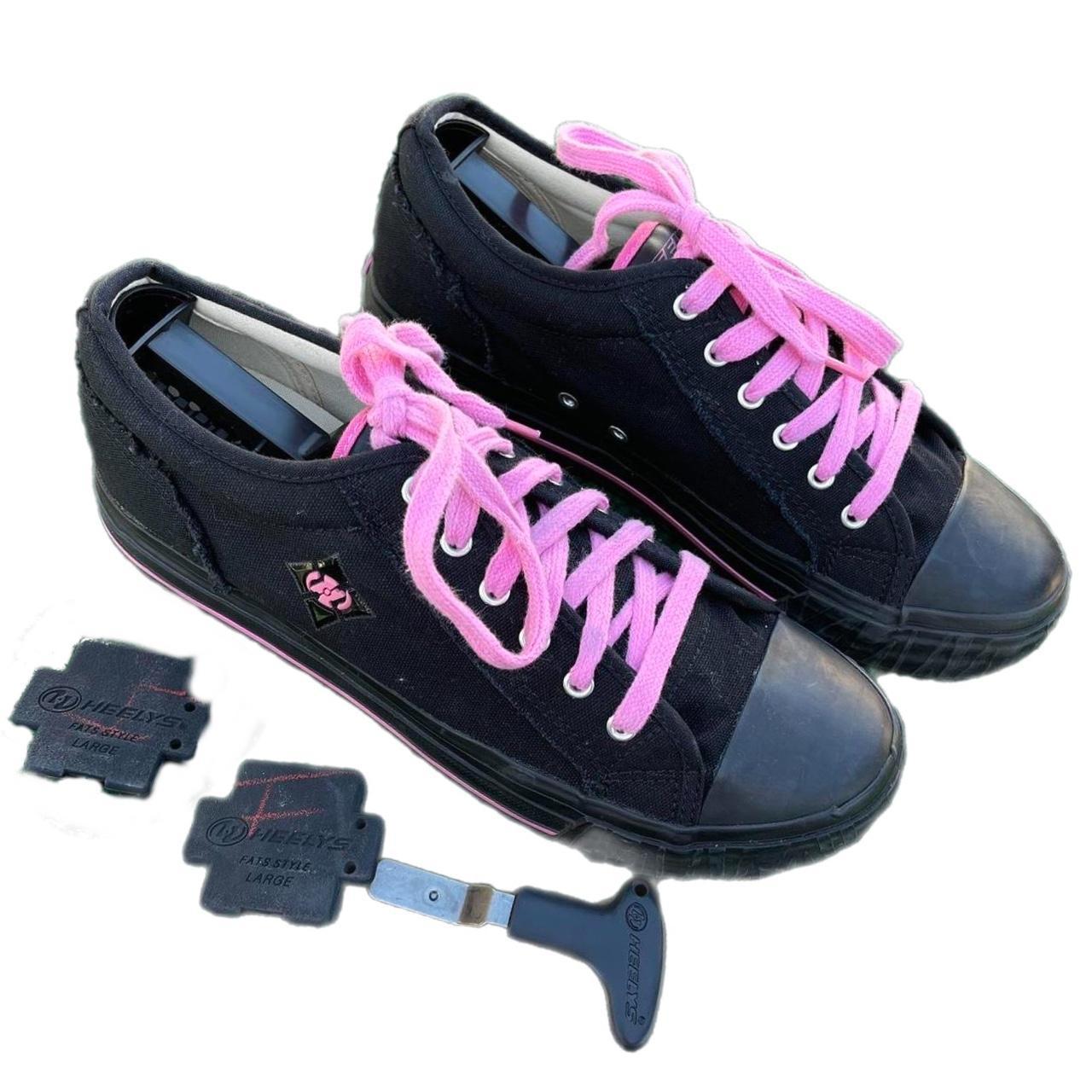 Dope Hot Pink And Black Heelys Comes With Tool Depop