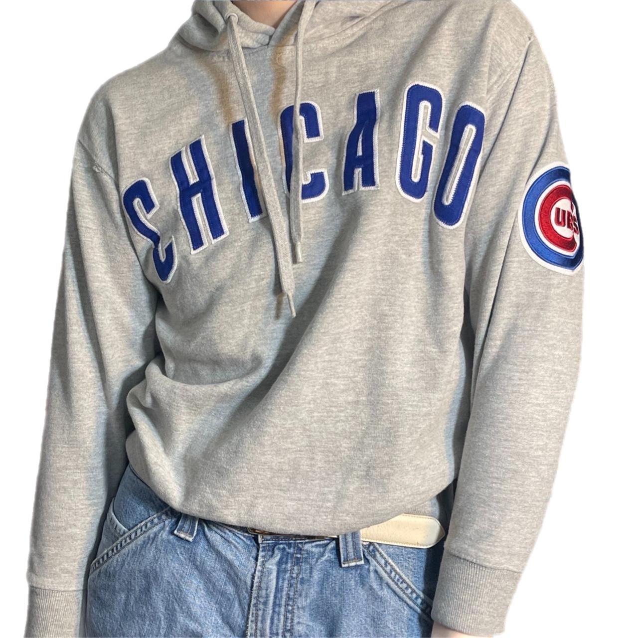 Chicago Cubs Hoodie Sweatshirt Kangaroo - Depop