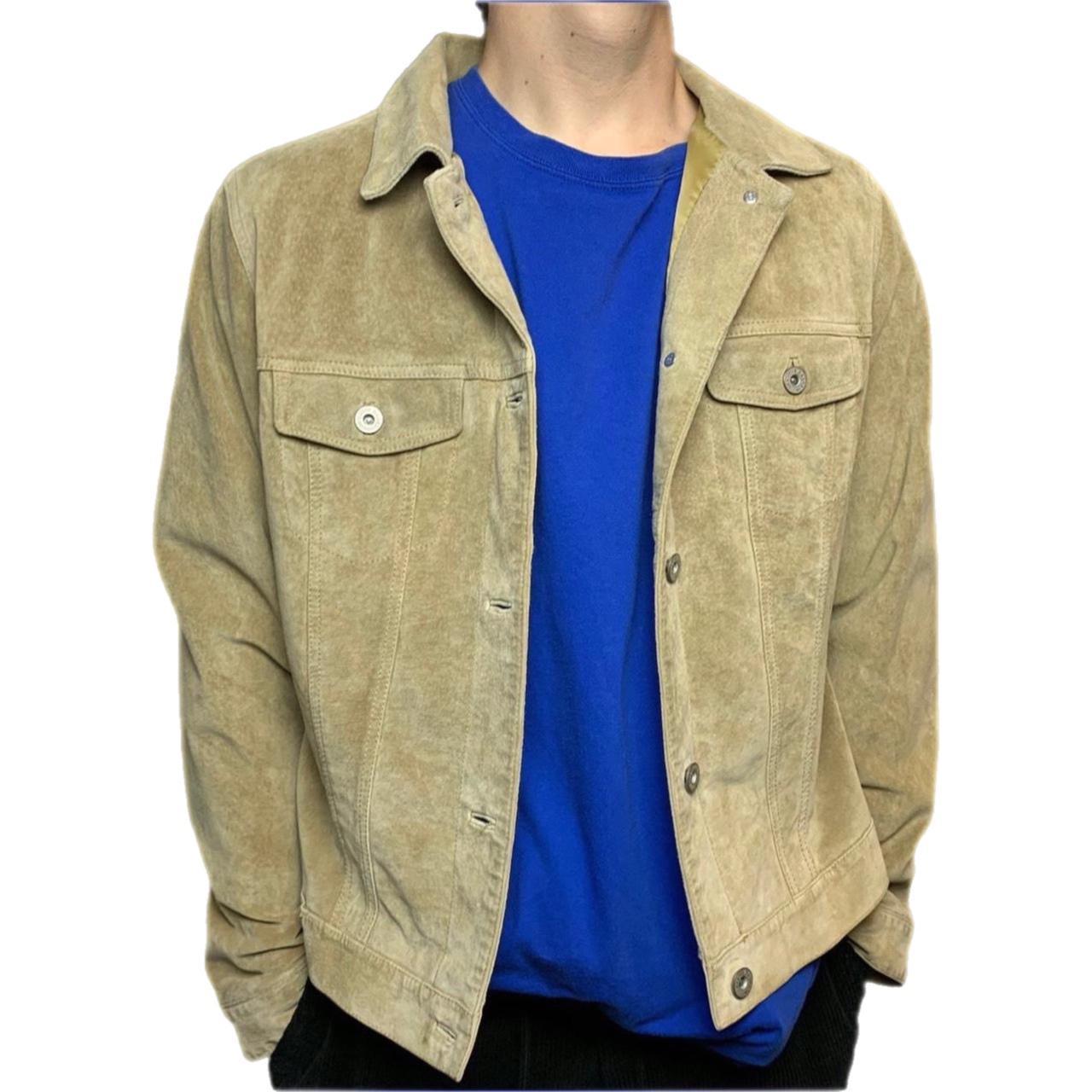 Eddie Bauer Authentic Seattle Suede Button up...