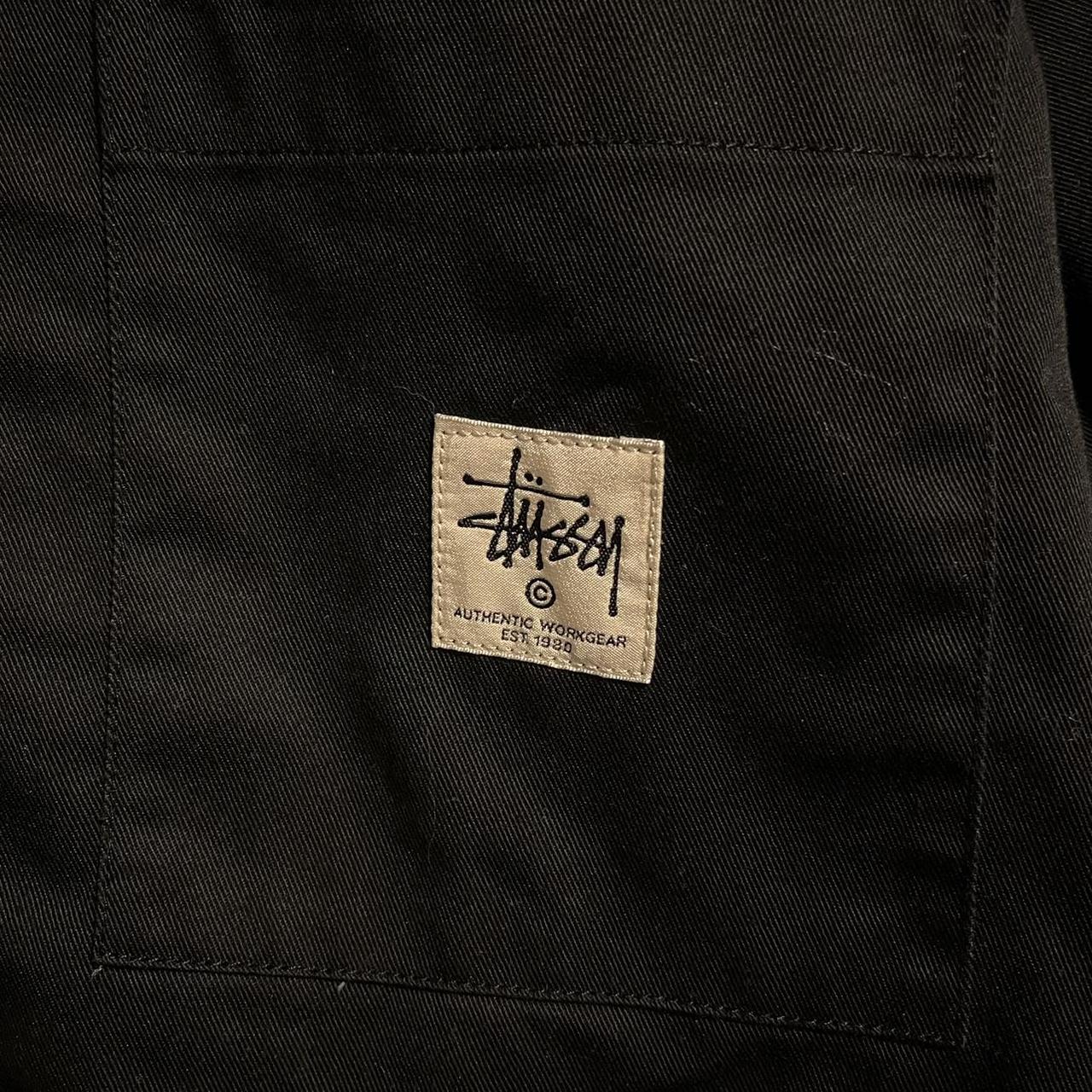 Stussy Zip-Up Work Shirt. Wore out once it's in | Depop Stussy Zip-Up Work Shirt. Wore out once it's in | Depop