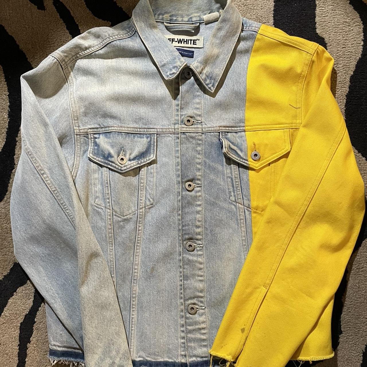 Off white levis denim jacket online