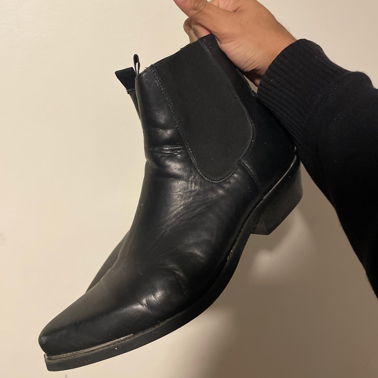 zara suede chelsea boots