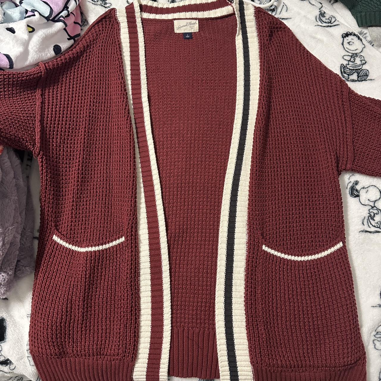 Burgundy cardigan clearance target