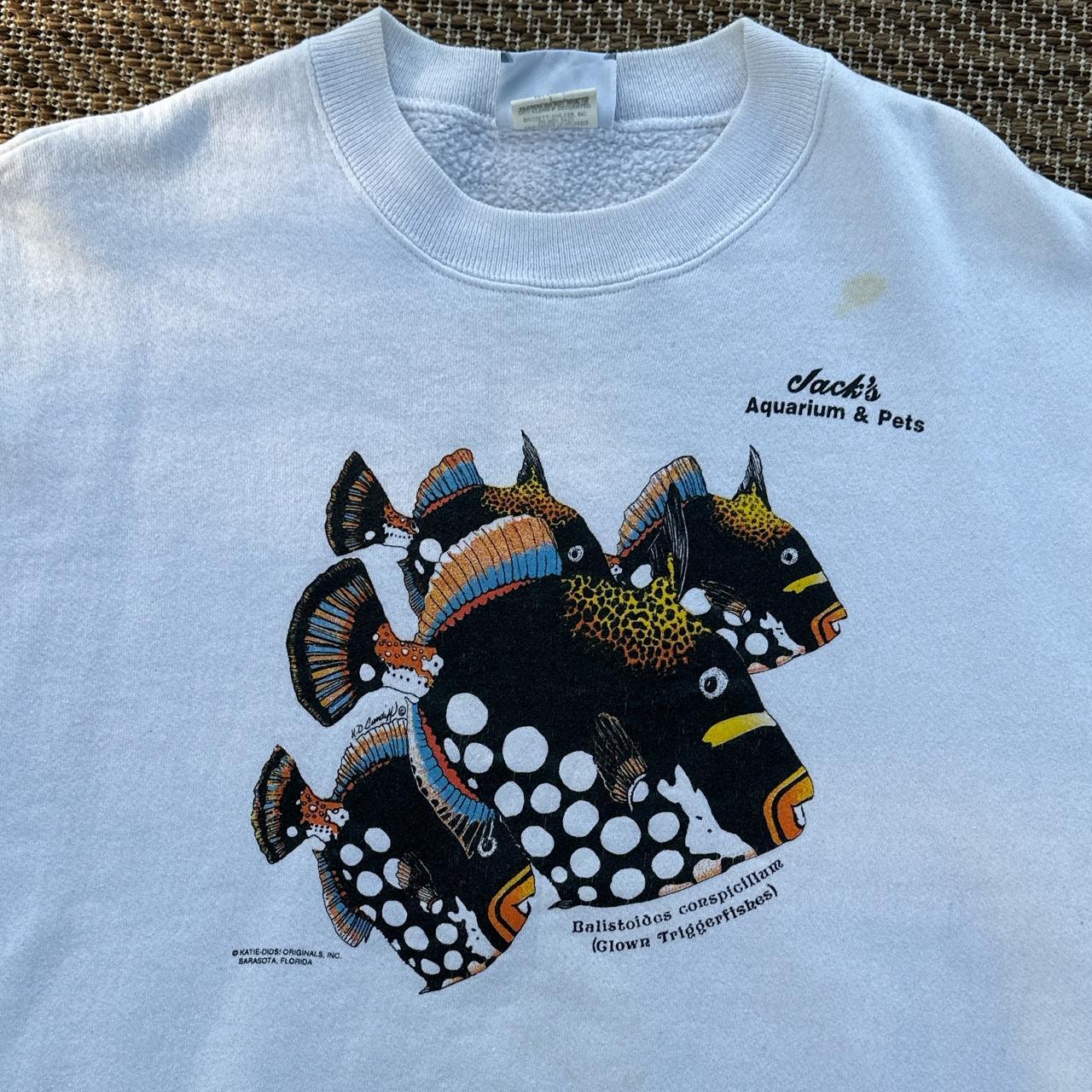 vintage 1990s jack's aquarium and pets glown... Depop