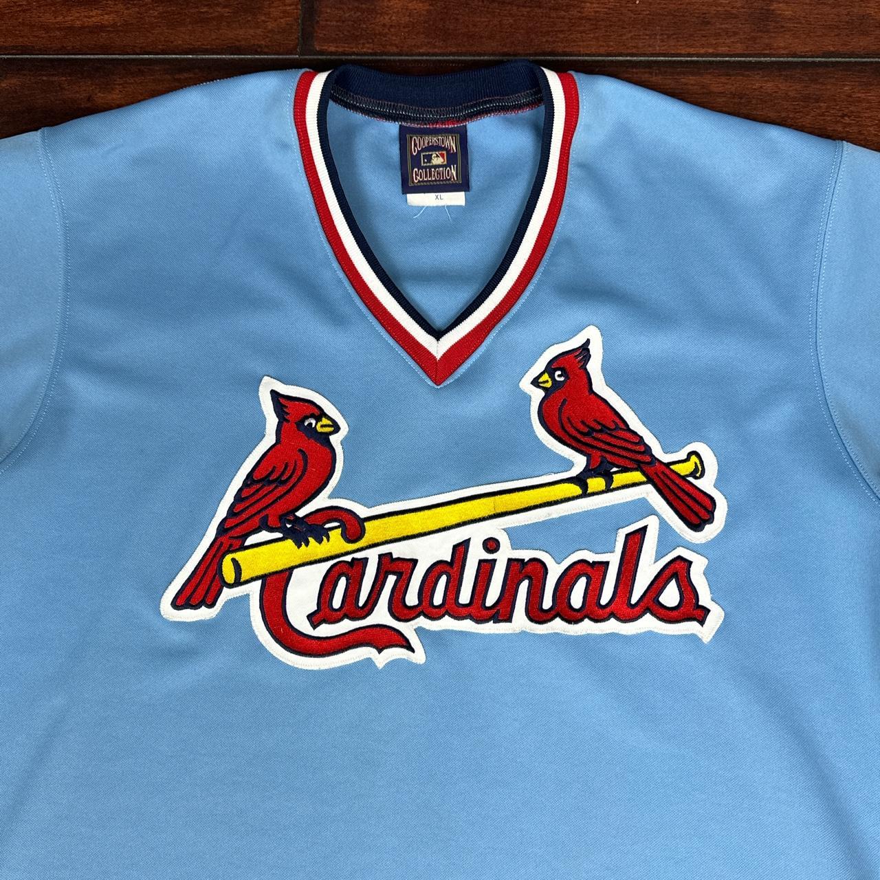 Baby Blue Cardinals Jersey (Majestic) - Depop