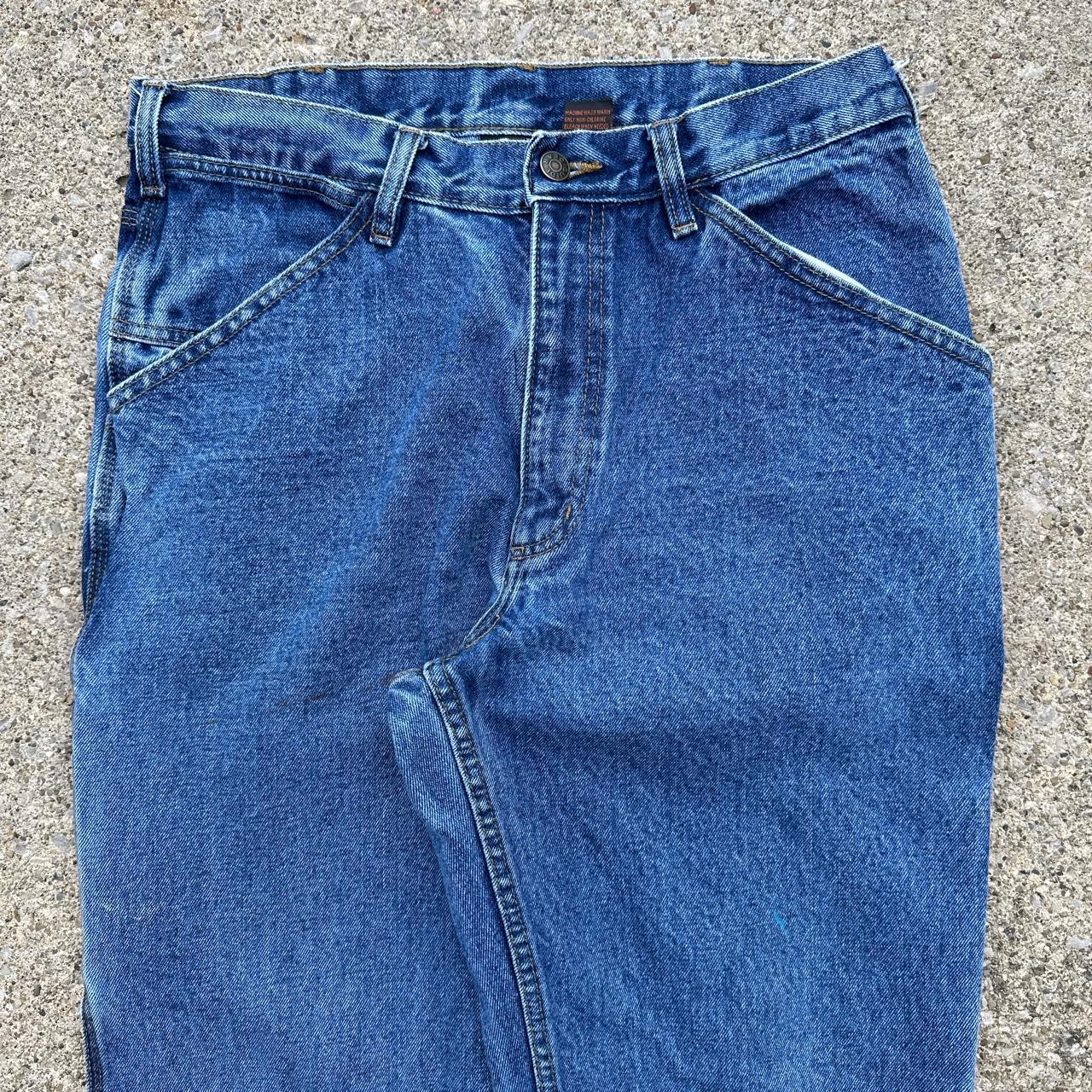 vintage 1990s guide gear carpenter jeans waist... - Depop