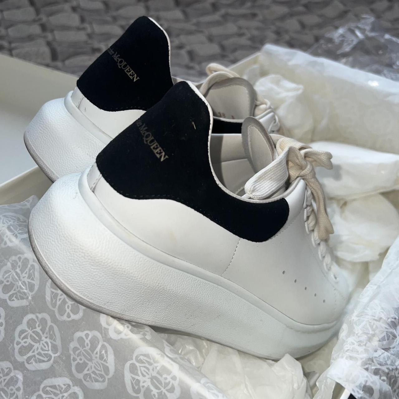 Mcqueen Shoes Alexander Mcqueen White And Black Suede ALEXANDER