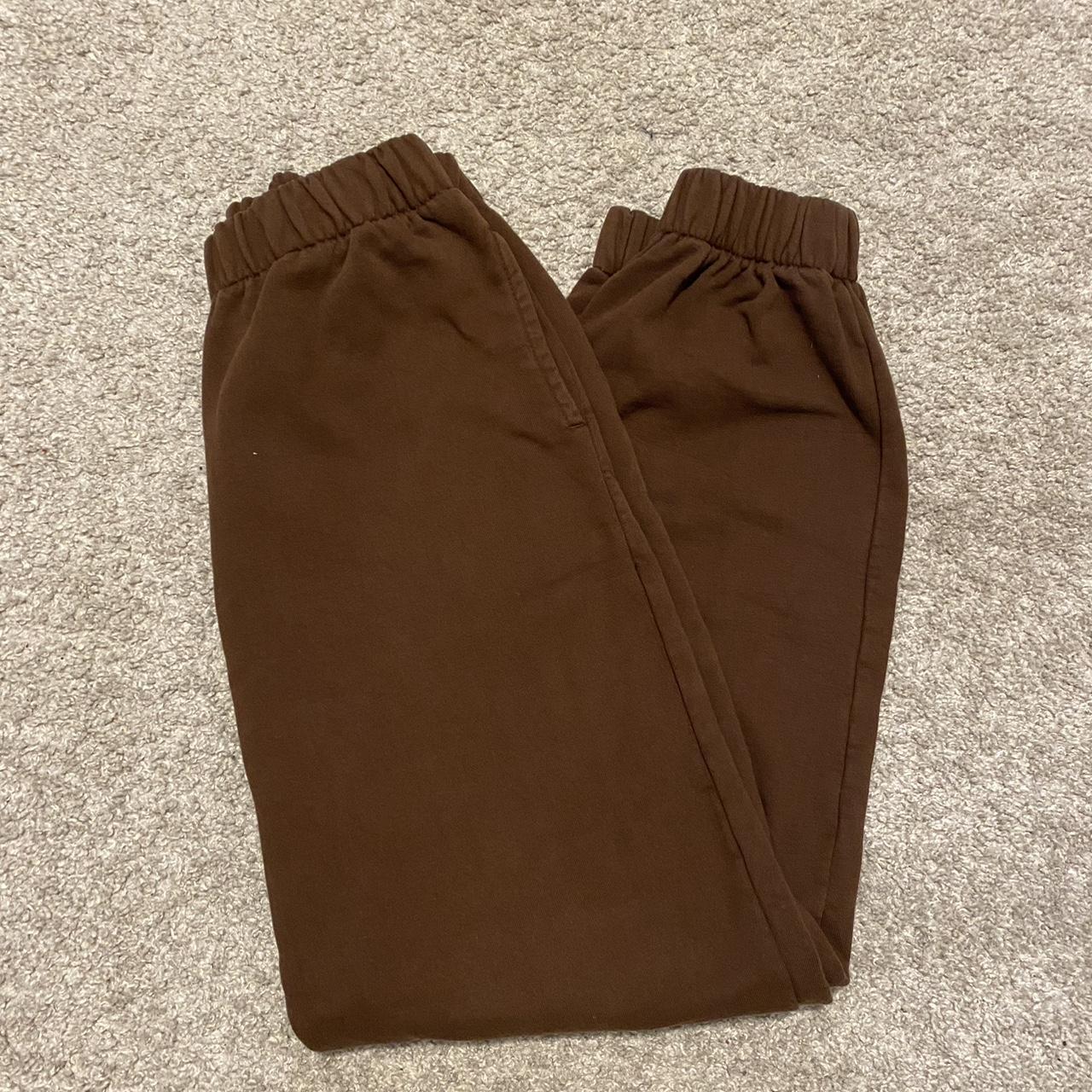 Brandy Melville Brown Rosa Sweatpants No stains or... Depop