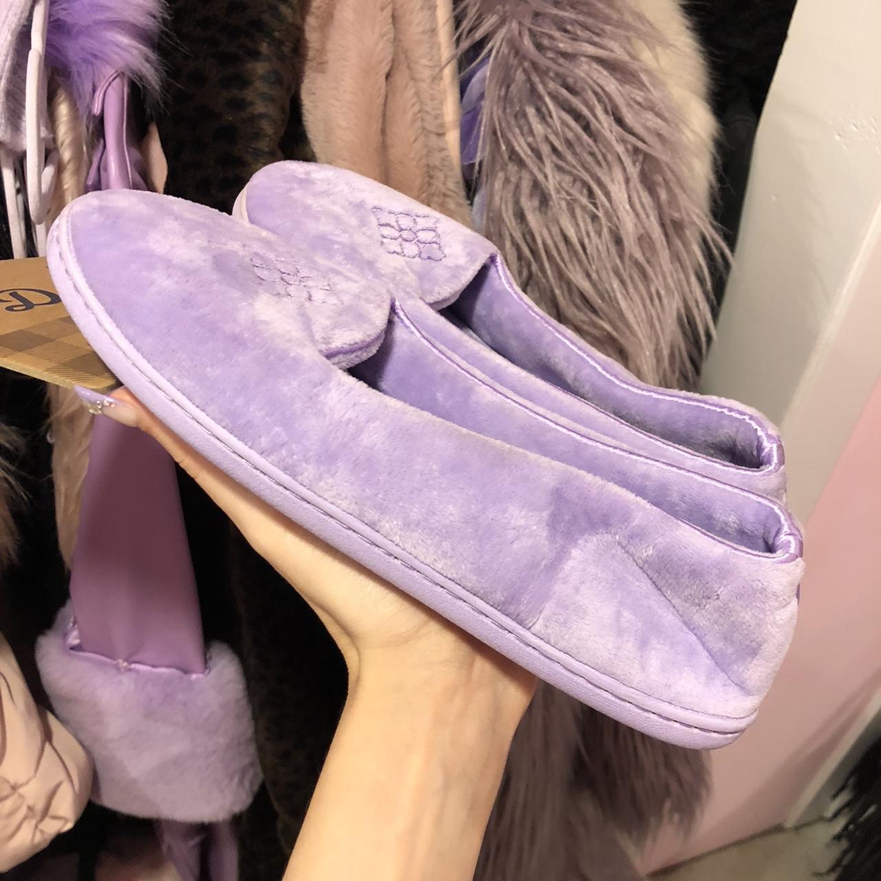 Dearfoams Women's Purple Slippers (2)