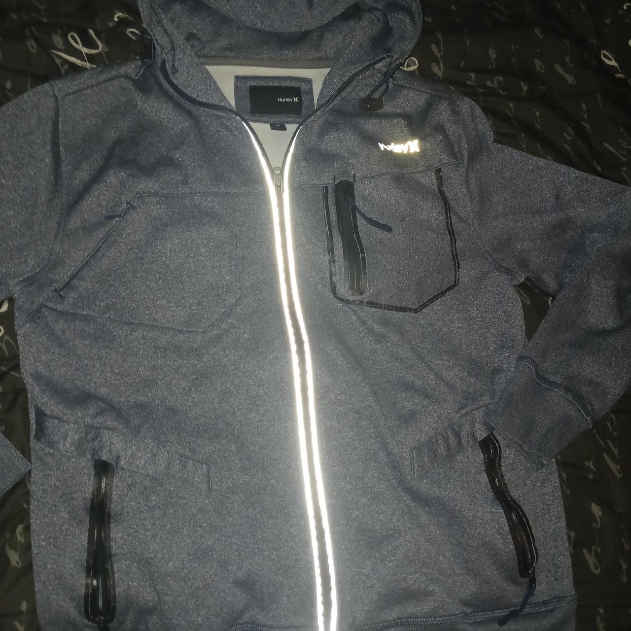 HURLEY NIKE zip up hoodie, super comfy, almost... - Depop