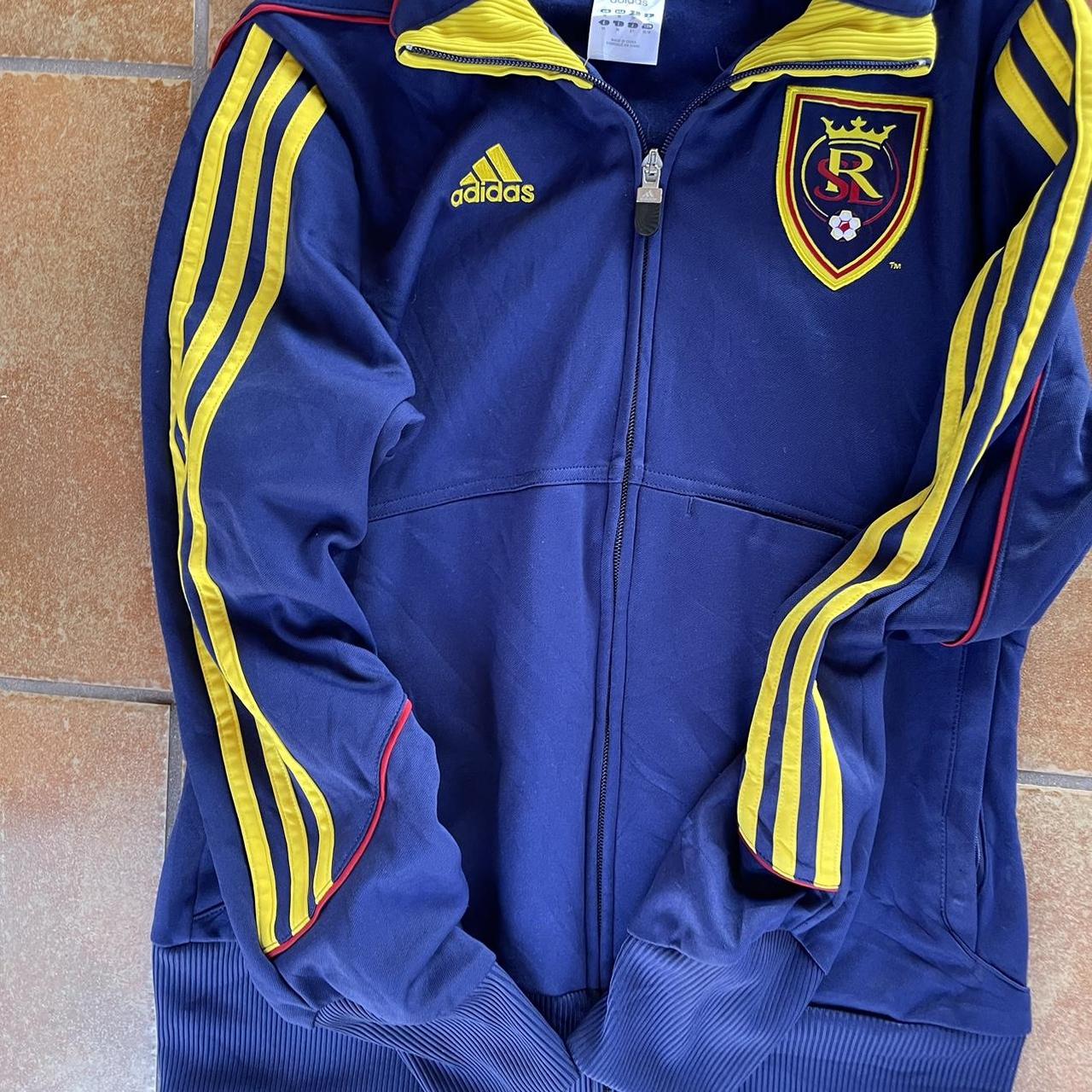 Adidas Real Salt Lake MLS soccer track jacket 18 Depop