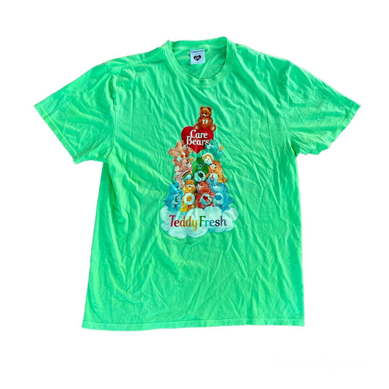 Teddy Fresh Care Bears collab streetwear shirt 20.5... Depop