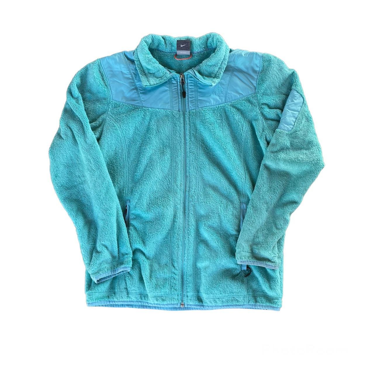 2000s Nike ACG fleece zip up jacket 20 inches pit... Depop