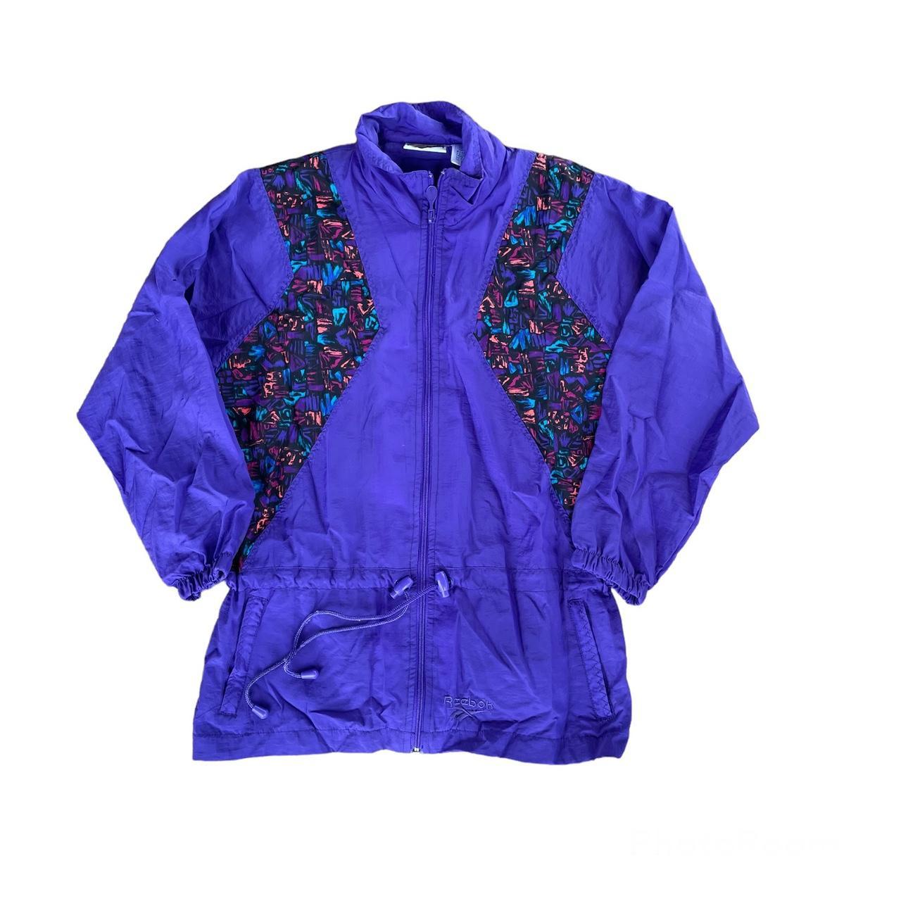 Reebok jacket womens best sale purple